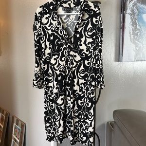 Dress; INC, knee length, size XL